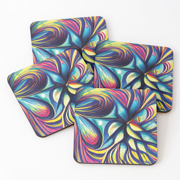 Item preview, Vibrant Life Abstract Digital Paintings designed and sold by ThinkFun! Design.