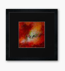 Blood 1 Framed Print