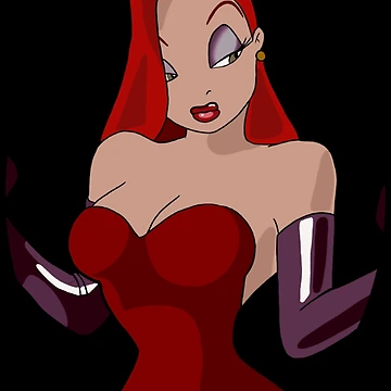 Artwork thumbnail, Jessica Rabbit Sticker by ArnoldWittma