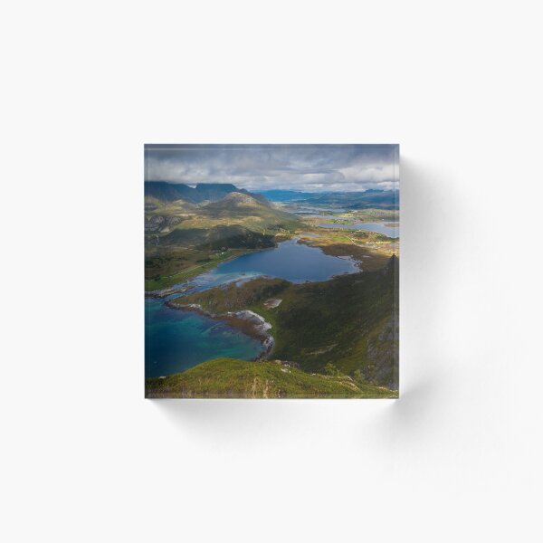 Landscape of Norway (2 of 3) Acrylic Block