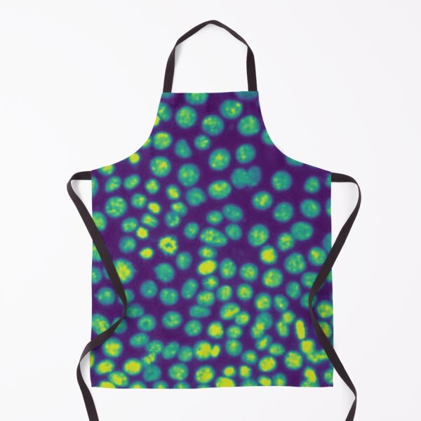 Item preview, Green nuclei in epithelial cells. Express yourself with cellular biology! designed and sold by ArtByScience.