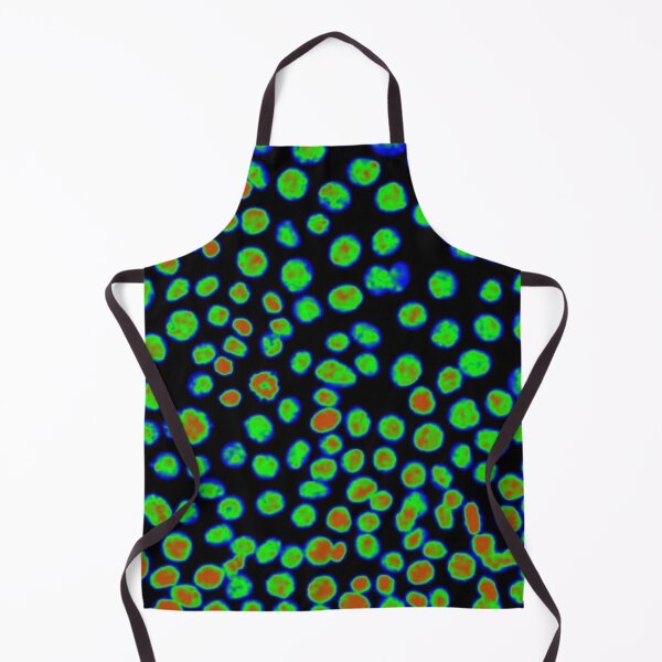 Item preview, Red and Green nuclei in epithelial cells. Express yourself with cellular biology! designed and sold by ArtByScience.
