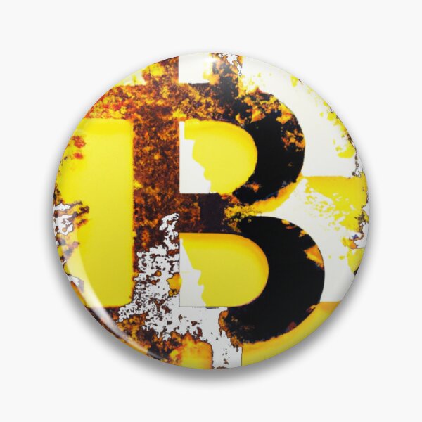 Item preview, Large Pop Bitcoin BTC Logo Artwork Exploded designed and sold by Mindi Maxine.