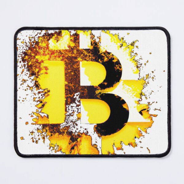 Item preview, Large Pop Bitcoin BTC Logo Artwork Exploded designed and sold by Mindi Maxine.