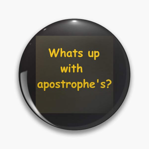 Item preview, Apostrophe's designed and sold by NanaRusty.