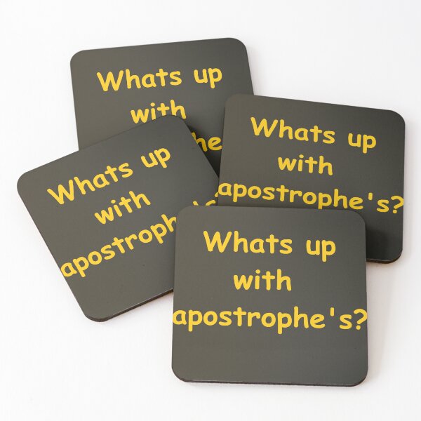 Item preview, Apostrophe's designed and sold by NanaRusty.