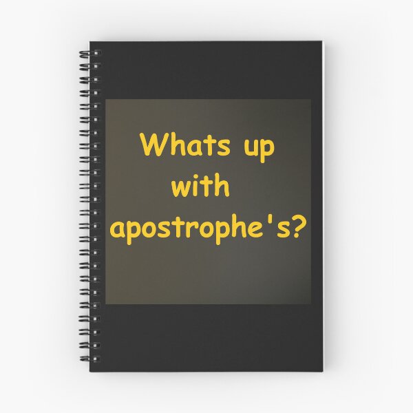 Item preview, Apostrophe's designed and sold by NanaRusty.