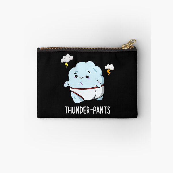 Item preview, Thunderpants Funny Cloud Weather Puns (Dark BG) designed and sold by punnybone.