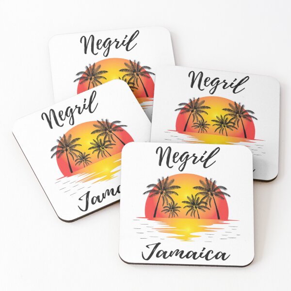 Item preview, Retro Cool Negril Jamaica Reflecting Sunset designed and sold by MikamPisung.