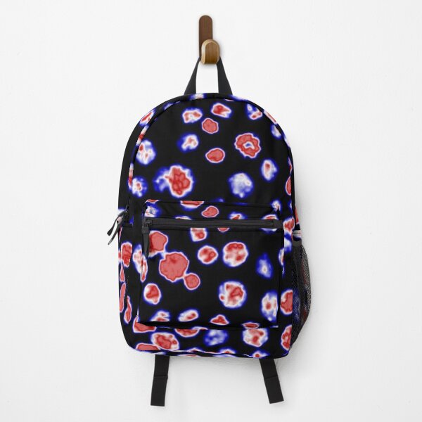 Item preview, Red white and blue nuclei in epithelial cells. Express yourself with cellular biology! designed and sold by ArtByScience.