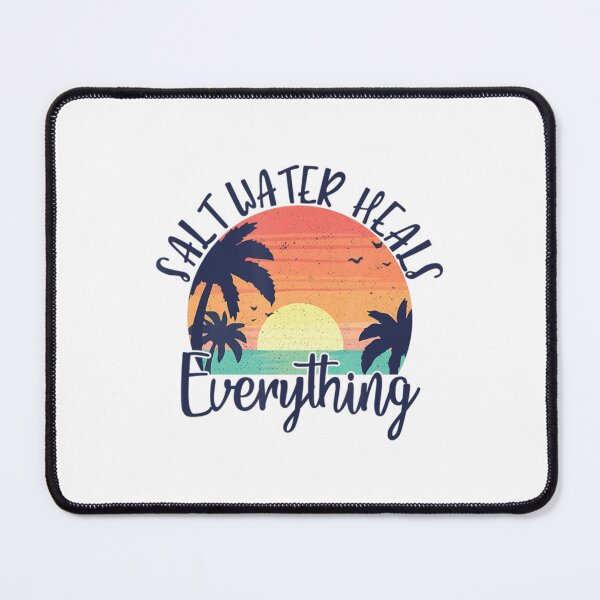 Item preview, Saltwater Heals Everything Retro Vacation Summer designed and sold by MikamPisung.