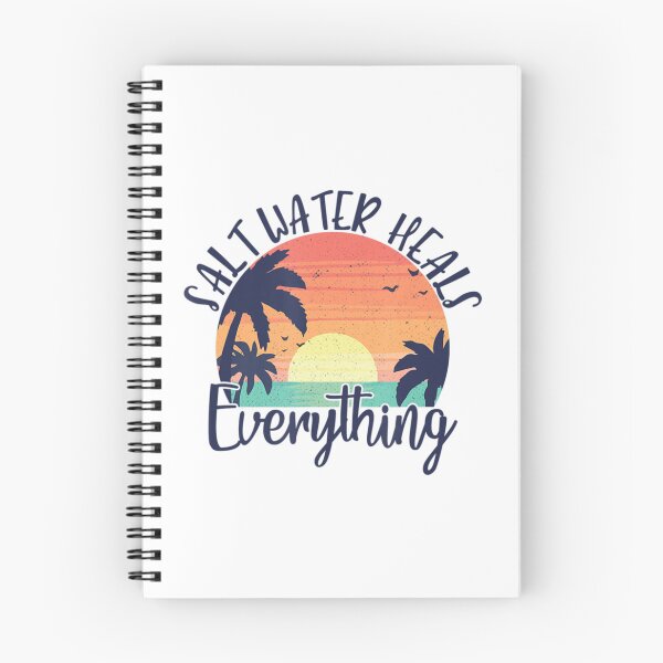 Item preview, Saltwater Heals Everything Retro Vacation Summer designed and sold by MikamPisung.