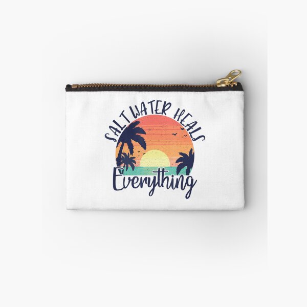 Item preview, Saltwater Heals Everything Retro Vacation Summer designed and sold by MikamPisung.