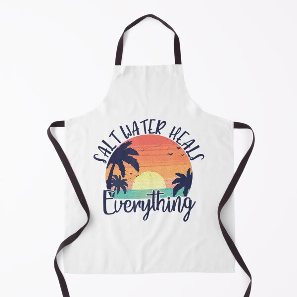 Item preview, Saltwater Heals Everything Retro Vacation Summer designed and sold by MikamPisung.