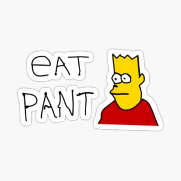 Eat Pant Stickers Redbubble - eat pant roblox