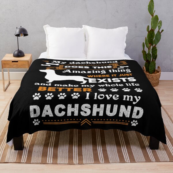 Artikelvorschau, Dackel - Ich liebe meinen Dackel entworfen und verkauft von UnknownArtistt.