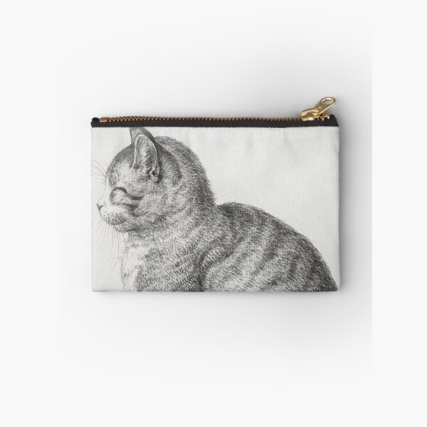 Item preview, Cat Art, Black and White Vintage Art designed and sold by vintagevivian.