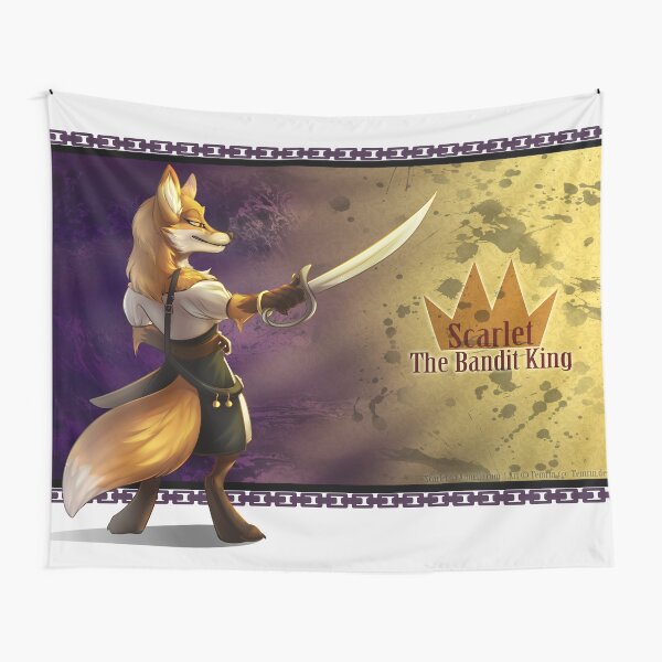 Scarlet The Bandit King Tapestry