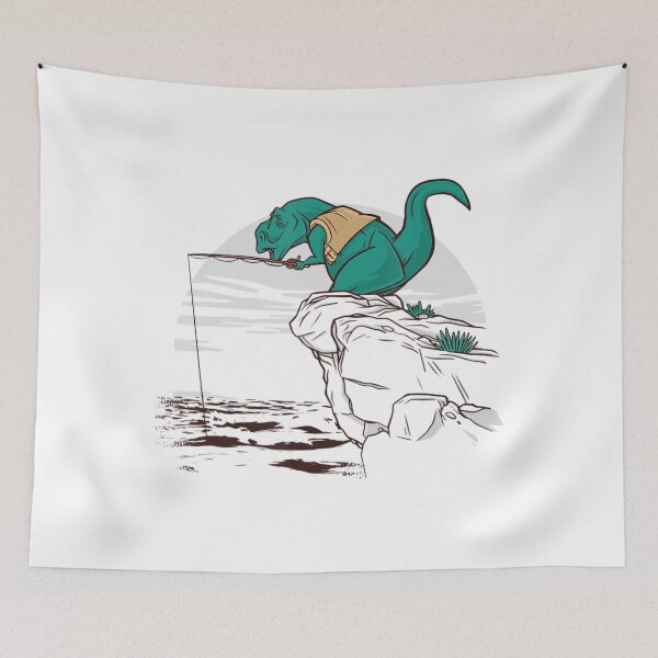 Item preview, T-Rex Traveling While Hiking Camping Fishing In Nature designed and sold by MikamPisung.