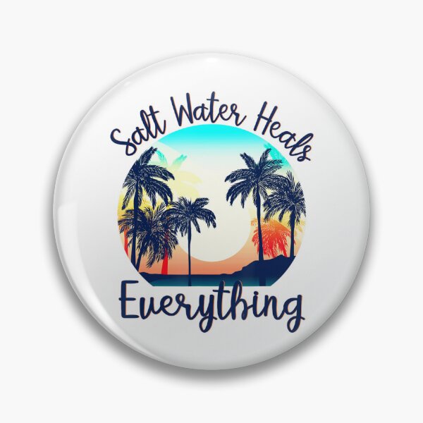 Item preview, Vintage Beach Vacation Saltwater Heals Everything designed and sold by MikamPisung.