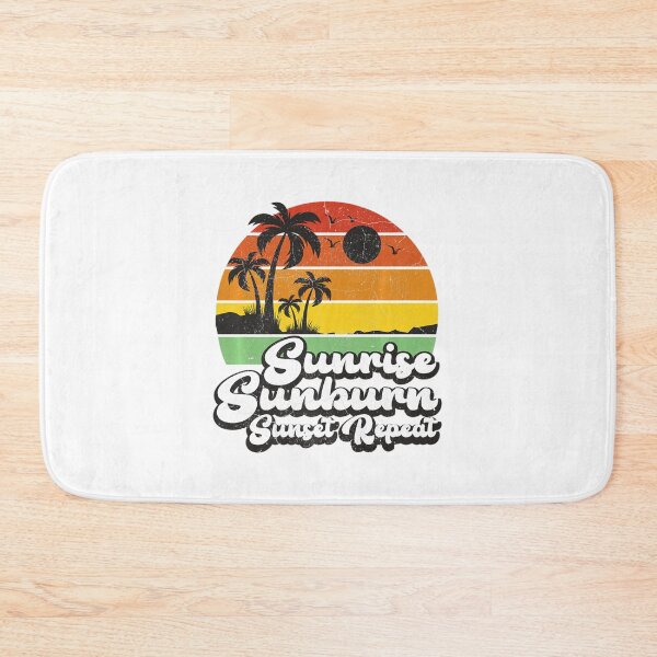 Item preview, Vintage Beach Vacation Summer Sunrise Sunburn Sunset Repeat designed and sold by MikamPisung.