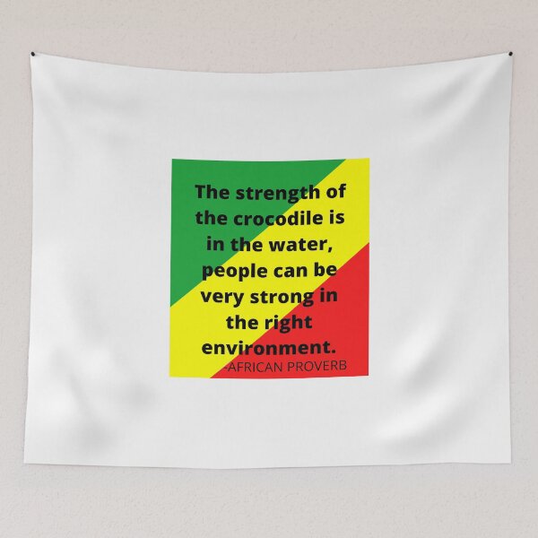 Item preview, African proverb- find strength designed and sold by AfricanProverbs.