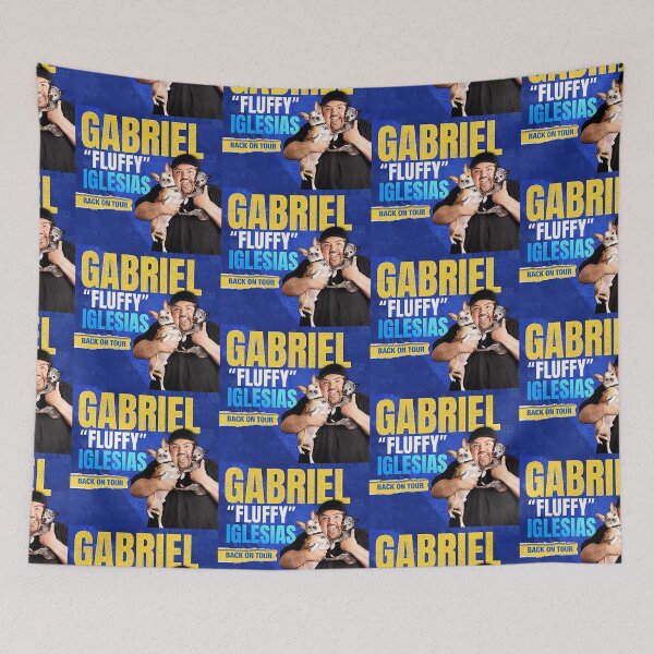 Item preview, fluffy Gabriel Iglesias back designed and sold by hjmilsadbor.
