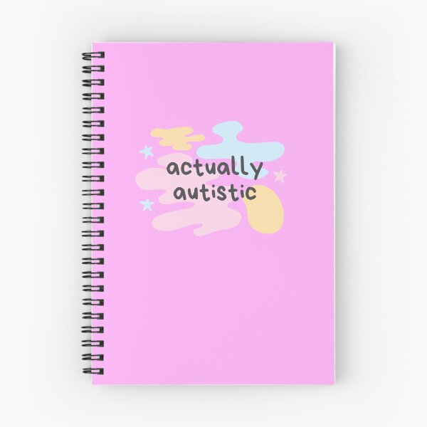 Item preview, actually autistic - starry pink yellow and blue designed and sold by snail-galaxy.