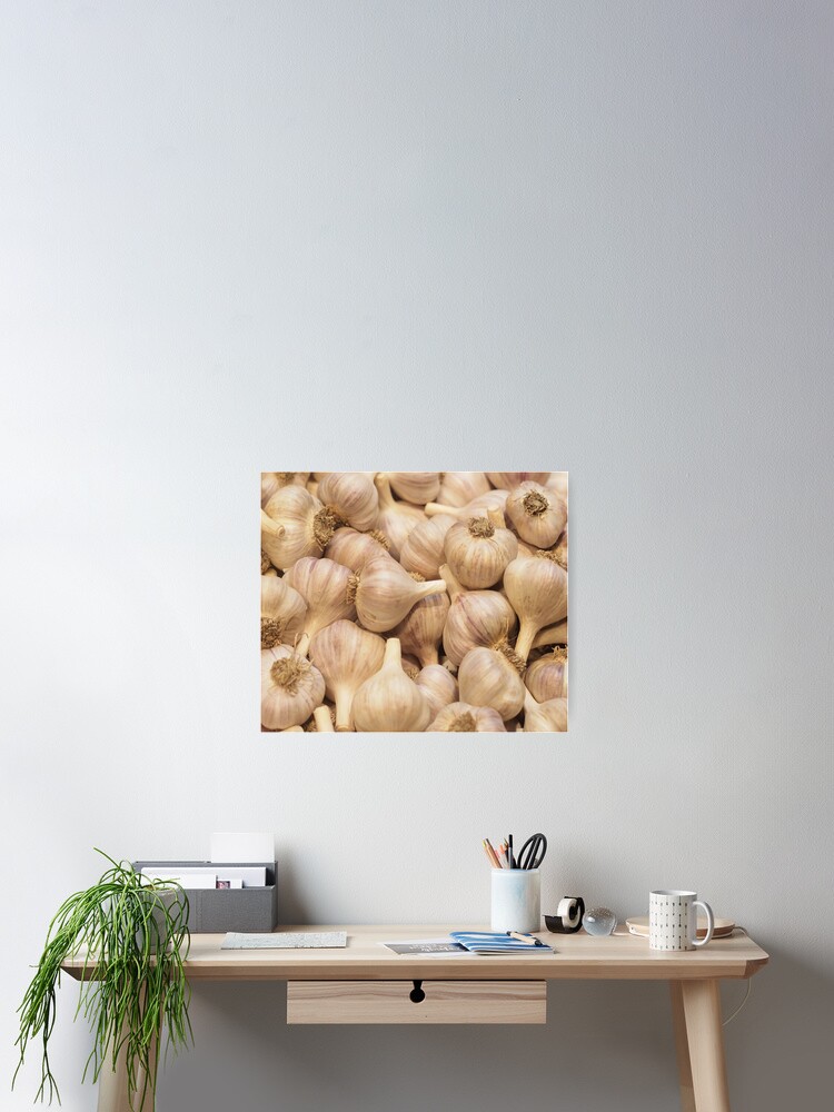 Garlic Pattern Dress Sticker Pillow Cell Phone Case Poster
