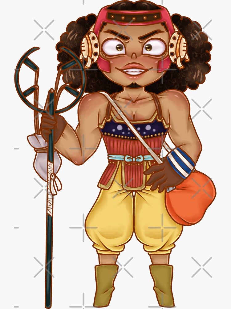 "Chibi Usopp" Sticker for Sale by Sketchy-Pique | Redbubble