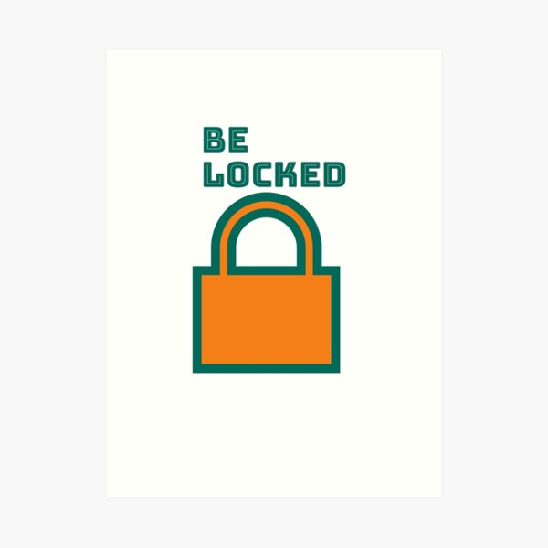 Item preview, be locked lock padlock designed and sold by Murtihapsari.
