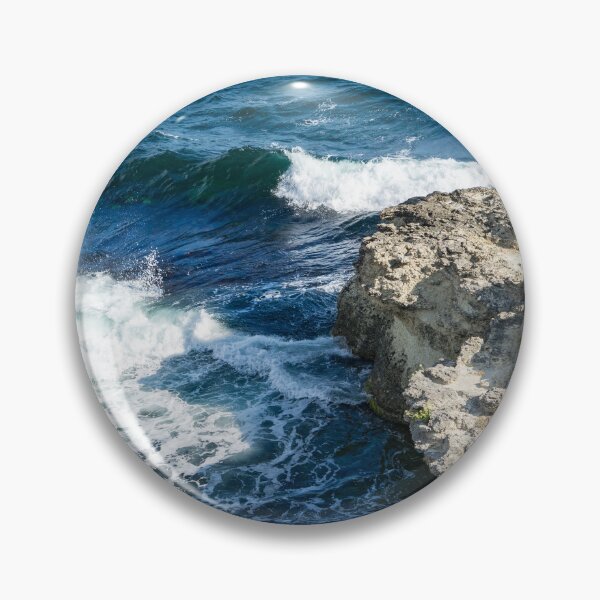Item preview, Seaside Bliss - Sitting on the Rocks Watching the Rolling Surf designed and sold by Georgia Mizuleva.