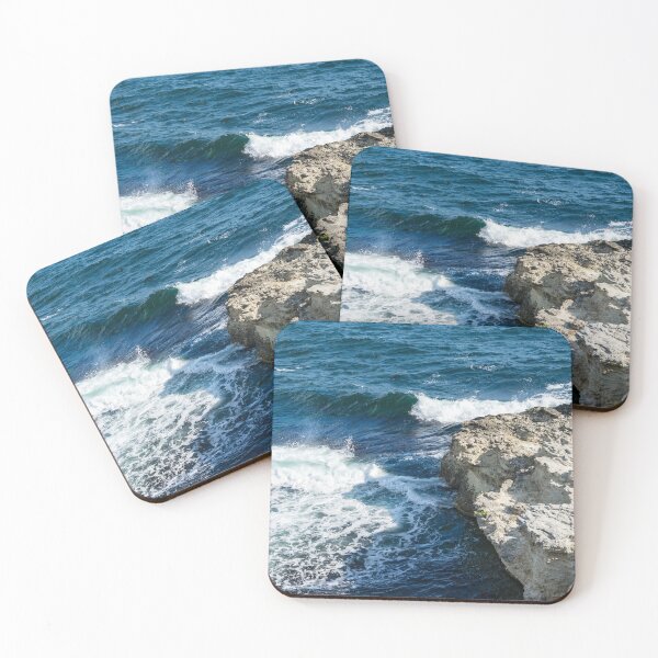 Item preview, Seaside Bliss - Sitting on the Rocks Watching the Rolling Surf designed and sold by Georgia Mizuleva.