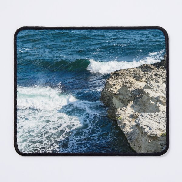 Item preview, Seaside Bliss - Sitting on the Rocks Watching the Rolling Surf designed and sold by Georgia Mizuleva.