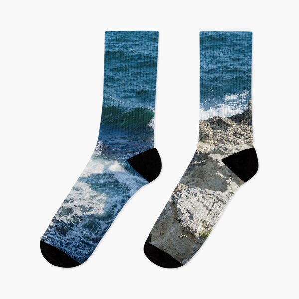 Item preview, Seaside Bliss - Sitting on the Rocks Watching the Rolling Surf designed and sold by Georgia Mizuleva.
