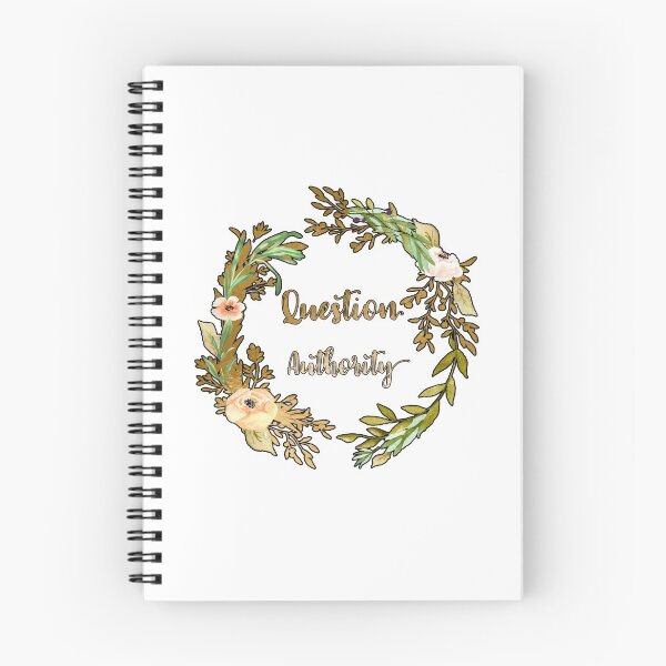 Item preview, Question Authority - A floral print designed and sold by Annalee Beer.