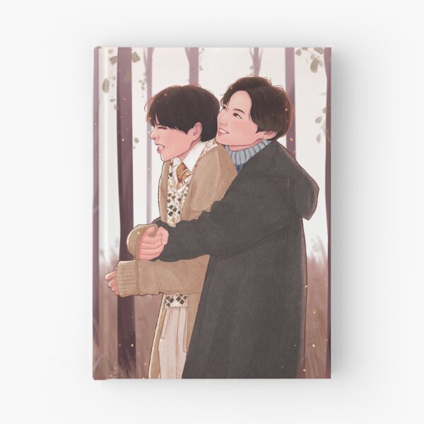 Item preview, Taekook Fanart - Autumn Embrace designed and sold by viioletbloom.