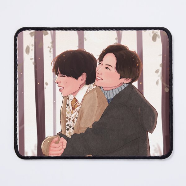 Item preview, Taekook Fanart - Autumn Embrace designed and sold by viioletbloom.