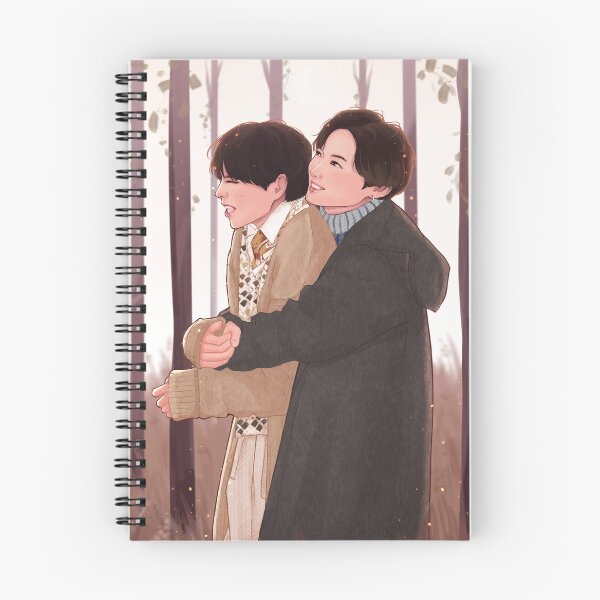 Item preview, Taekook Fanart - Autumn Embrace designed and sold by viioletbloom.