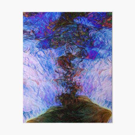 Neural Explosion Abstract Art Art Board Print