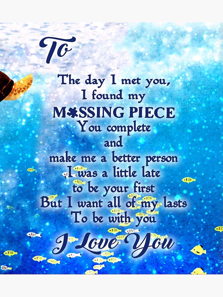 Personalized To My Husband Quilt/Fleece Blanket - Best Gift For Couple/Family - The Day I Met You I Found My Missing Piece