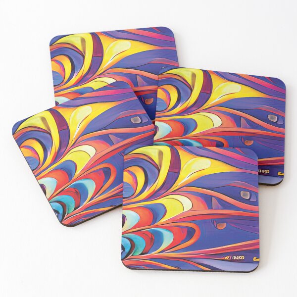 Item preview, Vibrant Life Abstract Digital Paintings designed and sold by ThinkFun! Design.