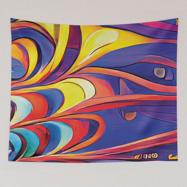 Item preview, Vibrant Life Abstract Digital Paintings designed and sold by ThinkFun! Design.