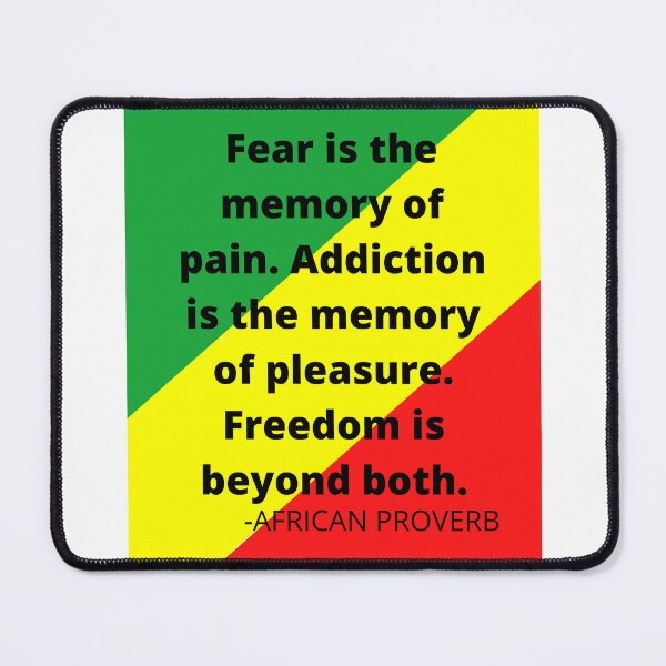 Item preview, African proverb- pain, pleasure, and freedom designed and sold by AfricanProverbs.