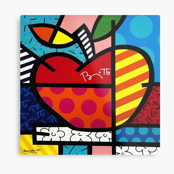 Apple Britto Metal Print