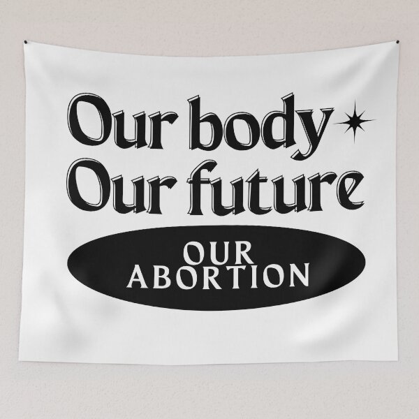 Item preview, OUR BODY OUR FUTURE OUR ABORTION designed and sold by ArtistLibrary.