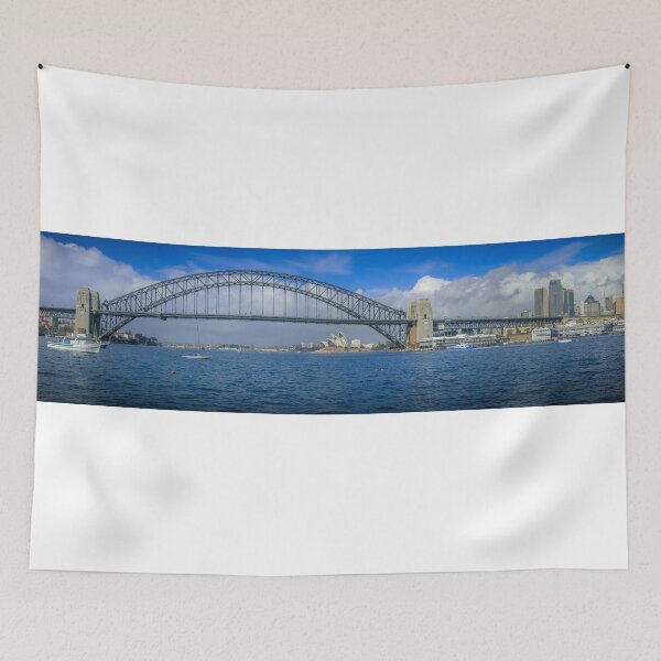 Item preview, Sydney Harbour Bridge panorama designed and sold by Fran Woods.