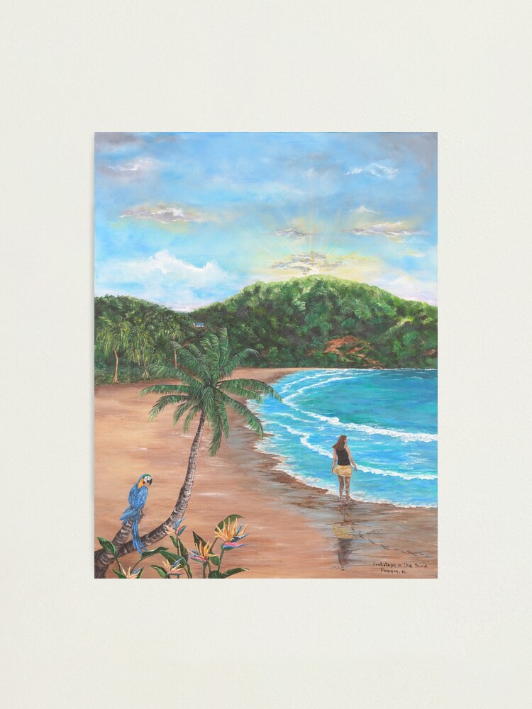 Alternate view of Footsteps Photographic Print