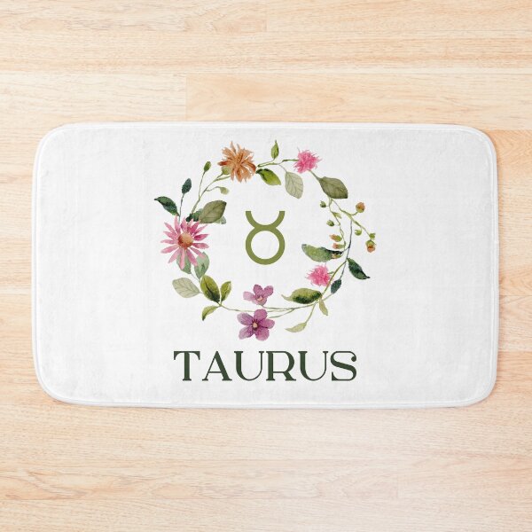 Item preview, Floral Border Taurus Zodiac designed and sold by Hellofriendco.