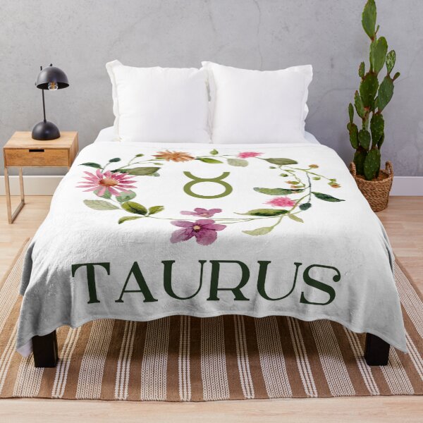 Item preview, Floral Border Taurus Zodiac designed and sold by Hellofriendco.